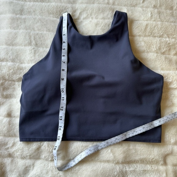 Athleta Conscious Crop in Powervita Navy Blue 446564 Size Large - Picture 5 of 10